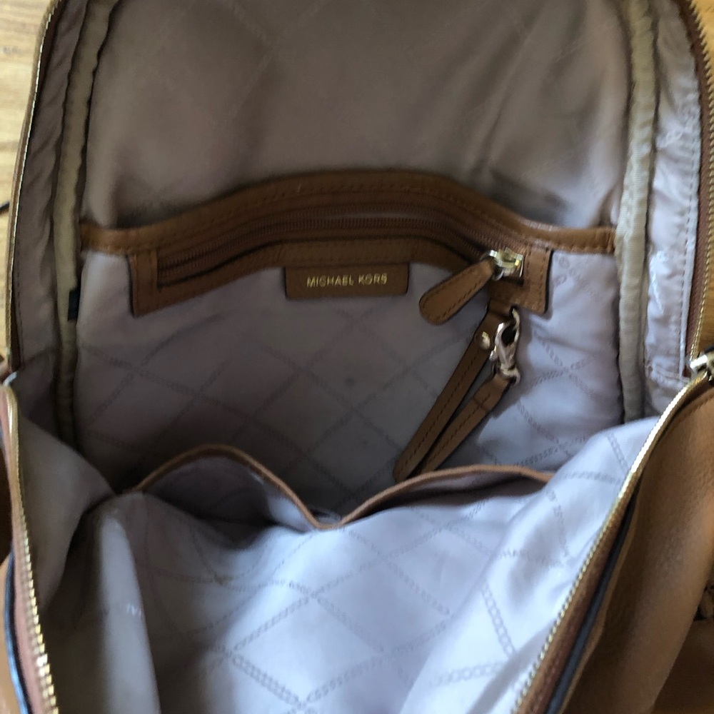 Michael Kors Rhea Leather Backpack - Picture 3 of 3